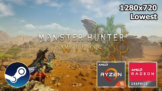 Monster Hunter Wilds Open Beta Test  AMD Ryzen 5 5600G  Radeon Vega 7  16GB RAM [upl. by Akihsar]