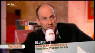 22 Interview mit Blutch  Angoulême 2010 Comicfestival Arte Journal [upl. by Nyrac676]