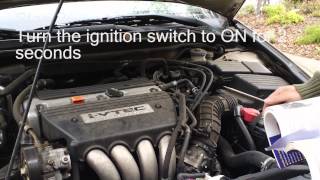 PCM Idle Learn Procedure for Honda Accord [upl. by Nonnah]