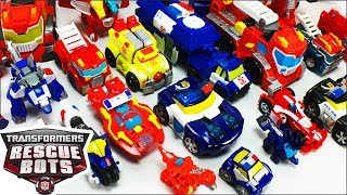 Transformers Rescue Bots Toys Collection Heatwave The Fire Bot Chase The Police Bot Kevs Toy Fun Vid [upl. by Ayeka]