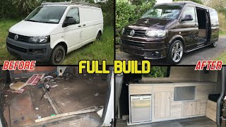 Complete Camper Van Build Start to finish Conversion [upl. by Shultz306]