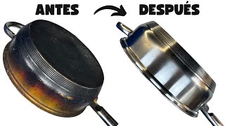 QUITA LO QUEMADO DE TUS SARTENES Con Esta Mezcla Casera [upl. by Vastha]