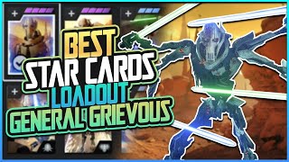 BEST STAR CARDS amp BUILD FOR GENERAL GRIEVOUS  Star Wars Battlefront 2 [upl. by Eiuqnom]