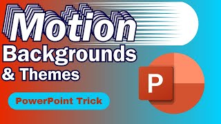 Create Animated Background Themes in PowerPoint [upl. by Rycca]