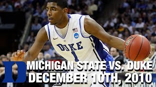 Dukes Kyrie Irving Pours In 31 Vs Draymond Green amp Michigan State  ACC Basketball Classic [upl. by Beall]