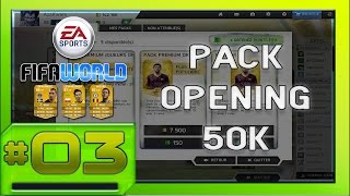 EA FIFA World Beta  Pack Opening 50K crédits [upl. by Sadler646]