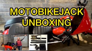 MotoBikeJack Review  lifting my 700lb Harley Davidson [upl. by Dunaville630]