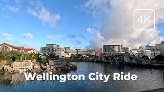 A Bike Ride Around Wellington City New Zealand ASMR [upl. by Ylrebmi]