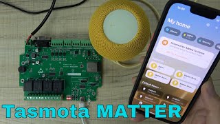 4CH ESP32 Relay running Apple Homekit by TASMOTA MATTER firmware [upl. by Caraviello]