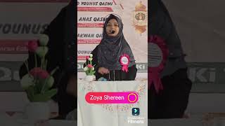 Zoya Shereen Speech 2024  Al Suffah Makatib Kalwakurthy [upl. by Deloria]