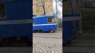 Tram track cleaning machine in🇱🇻trendingshortsriga🇱🇻abroadabroadlifetrain tram [upl. by Limaj]