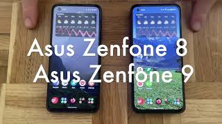 Asus Zenfone 8 vs 9 [upl. by Charo505]