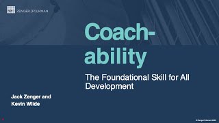 Coachability—The Foundational Skill for All Development Online Course Preview [upl. by Asilahs]