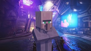 Warframe  We All Lift Together  Minecraft Villager AI Cover [upl. by Anilesor]