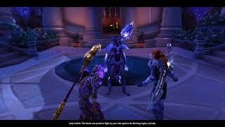 World of Warcraft  Recruiting the Nightborne Allied Races [upl. by Nwahsid]