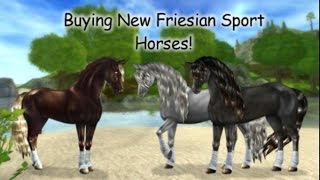 Star Stable  Buying New Friesian Sport Horses [upl. by Ugo]