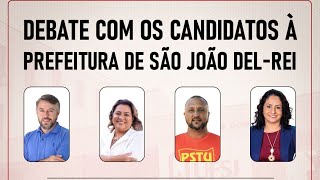 PRIMEIRO DEBATE COM CANDIDATURAS À PREFEITURA DE SJDR 109 [upl. by Gavra]