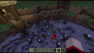 Minecraft Rohan Fortress vs Isengard Warg Bombadiers [upl. by Noreh697]