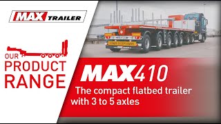 MAX410  The transport solution to move counterweights and crane elements [upl. by Htenaj48]