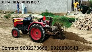 Mini portable trencher from Delta trencher India [upl. by Artema]