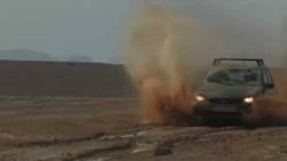 Driving my Opel Corsa Sahara Desert muddy offroad Morocco [upl. by Howlan]