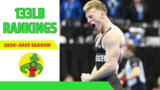 133lb Preseason RANKINGS  2425 NCAA Wrestling Season [upl. by Czarra]