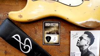 GINDA BESTARI MOJOPRIME LIMITED EDITION SIGNATURE BLACK amp WHITE CELLULOID PLECTRA W SILVER FOIL [upl. by Oigaib]