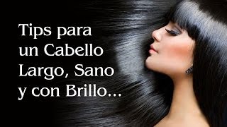 Como tener un Cabello Largo Sano y con Brillo  Vitamina Shampoo Mascarilla y Tinte [upl. by Eesak]