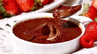 Easy Chocolate Creme Brulee Recipe Silky Smooth  Valentines Day Dessert [upl. by Berthoud]