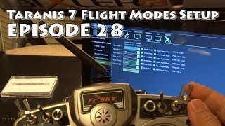 FrSky Taranis Setup 6 Flight Modes Mix plus 1 for APM Ardupilot [upl. by Ahsenwahs]