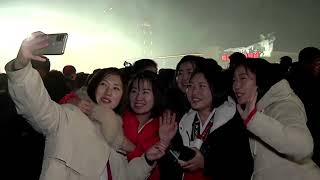 North Koreans celebrate the New Year in Pyongyang  REUTERS [upl. by Bone]