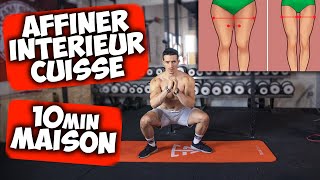 AFFINER lintérieur des CUISSES 10min exercice [upl. by Nimzaj]