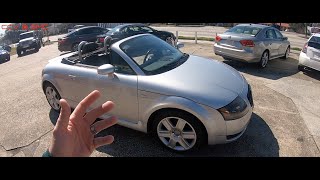 So This is a 2006 Audi TT Roadster 18T  POV Review amp Test Drive in 2021  For Sale Tour  CCV [upl. by Trudi]