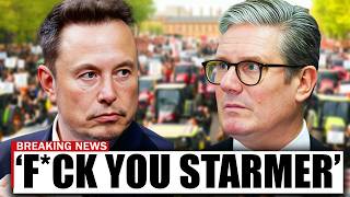 BREAKING Elon Musk DESTROYS Keir Starmer on Live TV After Farmers Protest [upl. by Sirak]