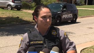 OCPD gives update after officer shot suspect dead amid barricade situation [upl. by Ardath882]