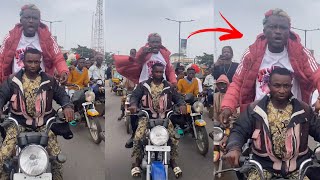 Portable Career is Over as he Cause Heavy Traffic in the Street of Lagos with Bikes fan’s Blast him [upl. by Anneres]