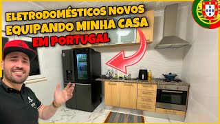 EQUIPANDO MINHA CASA EM PORTUGAL  Conrado Vlogs [upl. by Atsillac301]