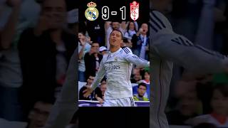 Real Madrid vs Granada CF 91 Ronaldo Goals Party 2024 Cr7 football youtube shorts [upl. by Groome]