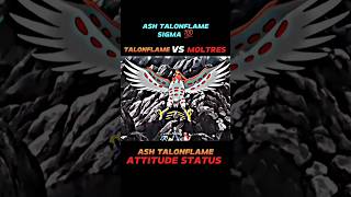 TALONFLAME VS MOLTRES  TALONFLAME ATTITUDE STATUS  shortfeed pokémon ytshorts [upl. by Hadlee]