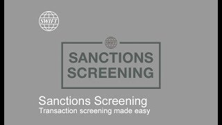 Sanctions Screening [upl. by Direj307]