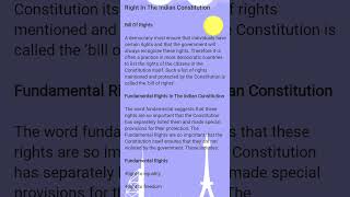 Class 11 Political Science Chapter 2 Right In The Indian Constitution importantnotes [upl. by Navets]