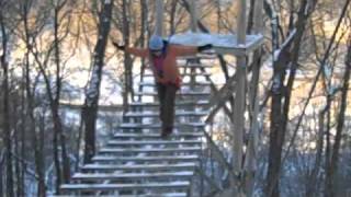 Eagle Bluff Treetops High Ropes Course [upl. by Airpal]