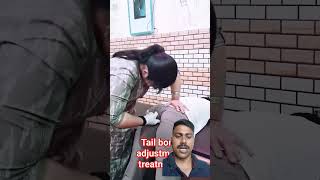 Tail bone adjustment by Dr deepanshi chiropractic physiotherapist short video viral tail bone [upl. by Bradleigh203]