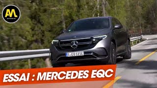 Mercedes EQC  Le premier SUV électrique de la marque [upl. by Ydassac]