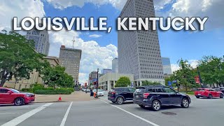 LOUISVILLE KENTUCKY USA  The home of Muhammad Ali  Walking tour of Downtown Louisville KY  4K [upl. by Henriques829]