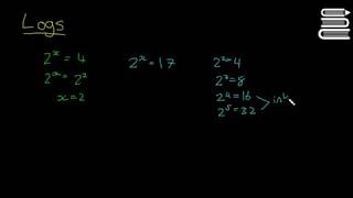 Leaving Cert Maths  Logs amp Indices 6  Logs Intro [upl. by Oizirbaf]