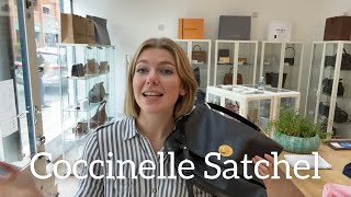 Coccinelle Satchel Bag Review [upl. by Hannahc657]