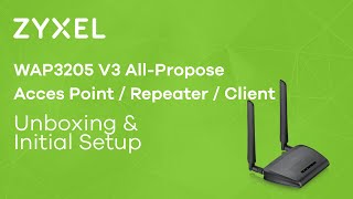 WAP3205 V3 AllPropose Access Point  Repeater  Client  Bridge  Unboxing amp Initial Setup [upl. by Loleta525]