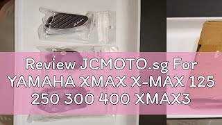 Review JCMOTOsg For YAMAHA XMAX XMAX 125 250 300 400 XMAX300 Motorcycle Accessories Kickstand Sid [upl. by Criswell35]