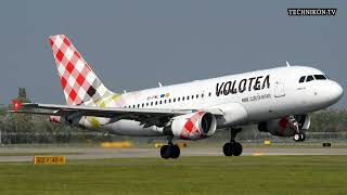 VOLOTEA AEROPLANE LANDING AT ORLY INTL AIRPORT  PARIS [upl. by Pris101]